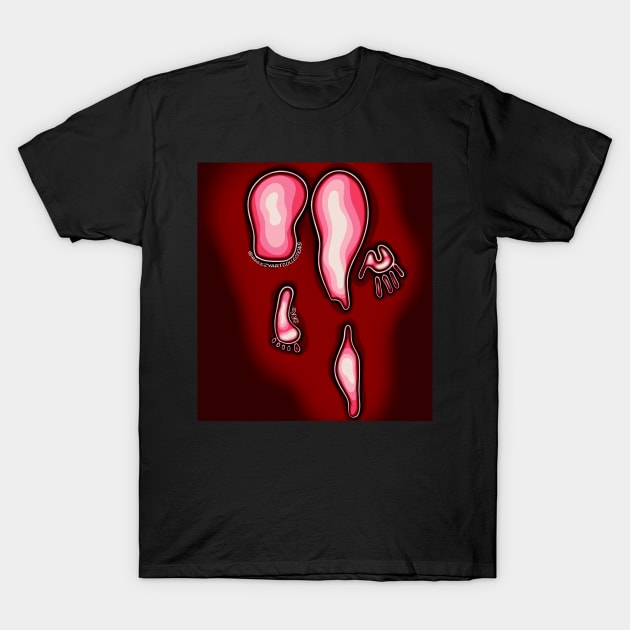 Neon Booty II T-Shirt by BreezyArtCollections 